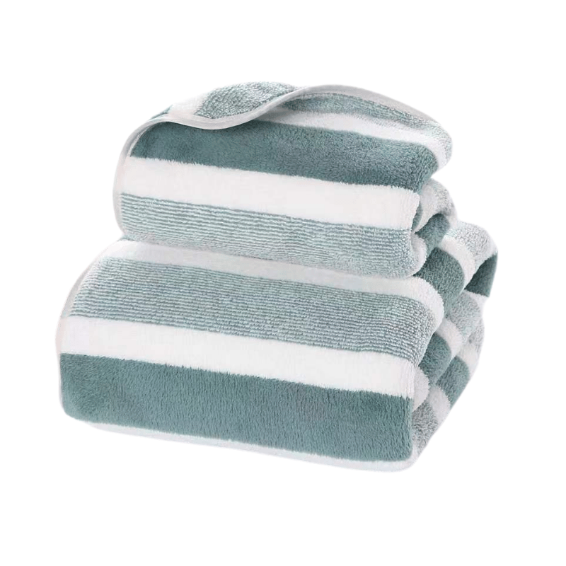 Luxus-Badetuch-Set aus Korallenfleece