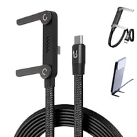 2-in-1 Invisible Holder Charger Cable