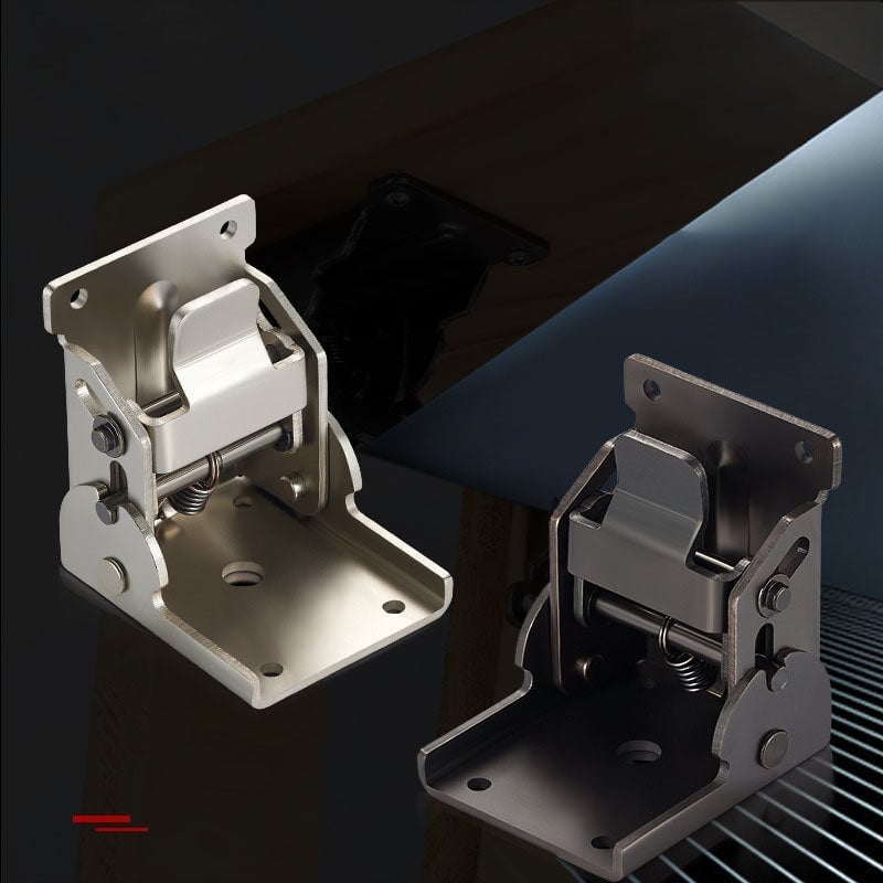 Sakerplus 90 Degrees Self-locking Folding Hinge Anti-corrosion Invisible Connector