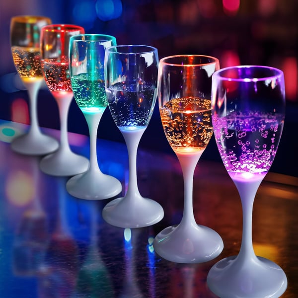Luminous Champagne Glass