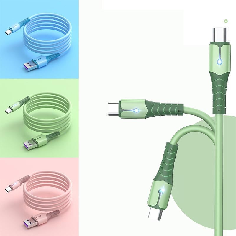 Silikon hurtigladekabel