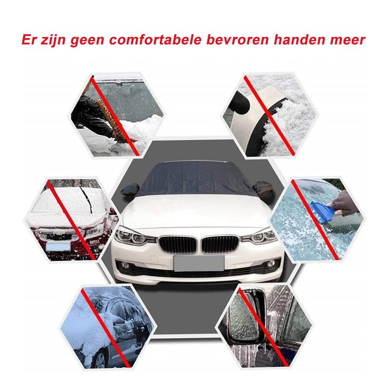Magnetische autoruitafdekking