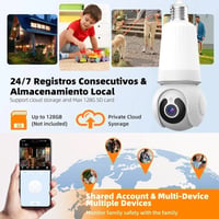Outdoor Light Bulb Security Camera