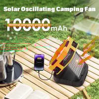 Sakerplus Solar Camping Fan