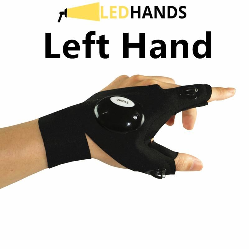 LED Flashlight Waterproof Gloves