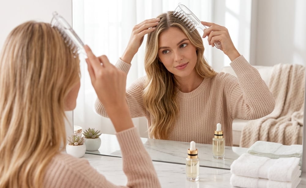 Crystal Liquid Applicator Comb