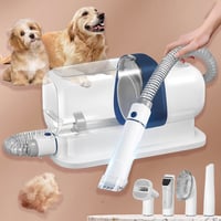 Pet Grooming Kit with 2.3L Vacuum Suction – Low Noise & 5-in-1 Tools
