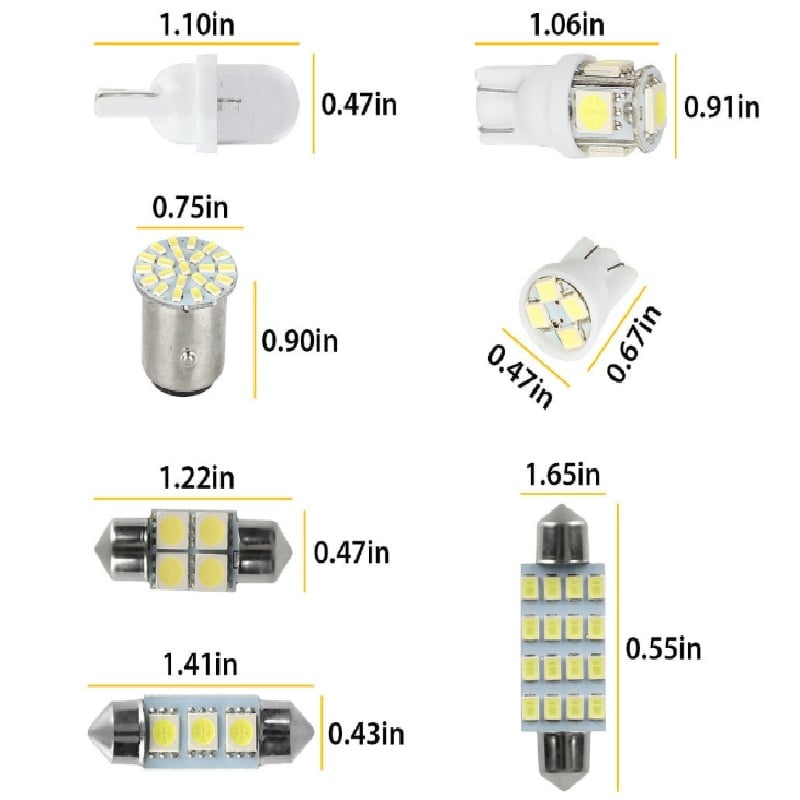 Auto LED Lampen-Set