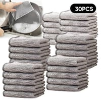 Multipurpose Wire Dishwashing Rags for Wet and Dry