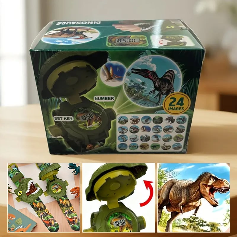 Dinosaur Projection Children's Watch Light-Up Toy