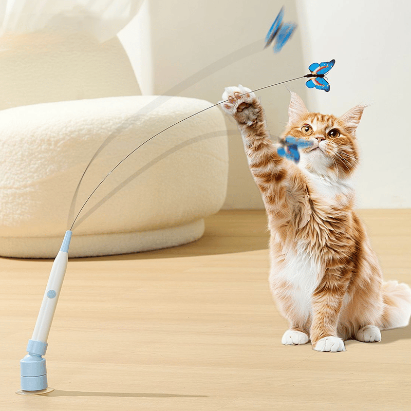 Automatic Suction Cup Electric Cat Teaser