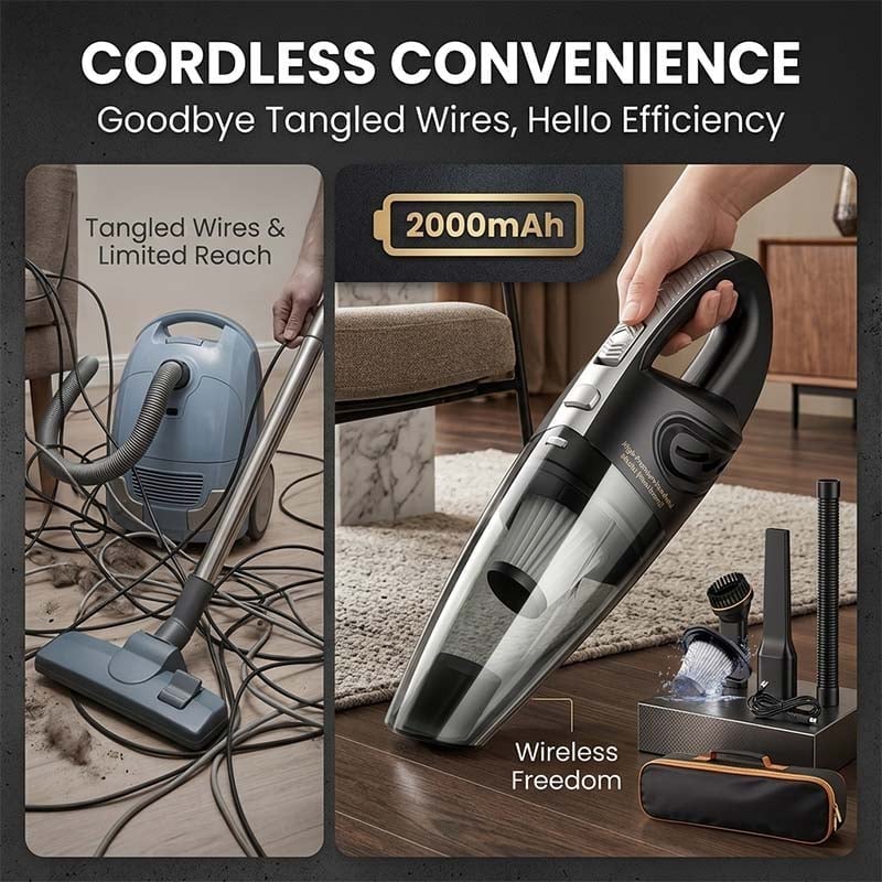 Portable High Power Vacuum Cleaner
