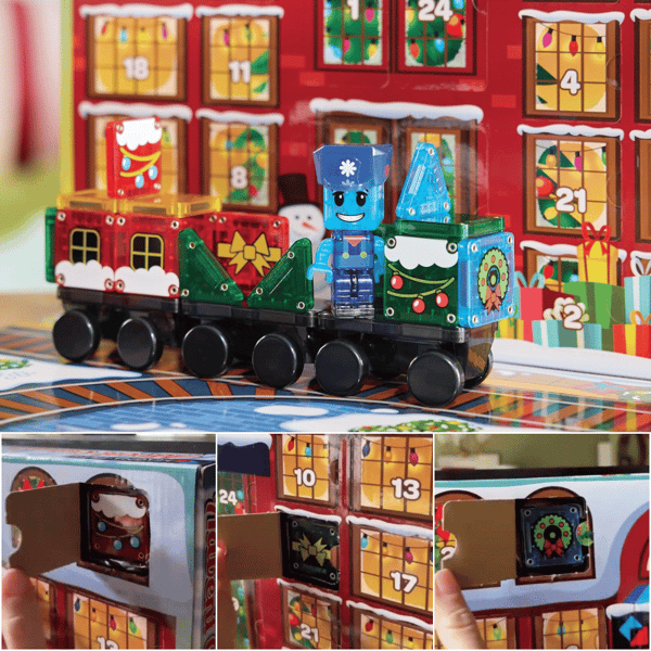 🎅 Weihnachts-Adventskalender-Magnetbausatz