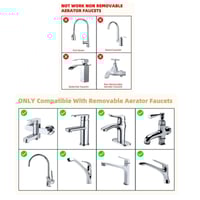 Rotatable Faucet Aerator Extension