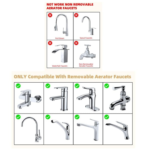 Rotatable Faucet Aerator Extension