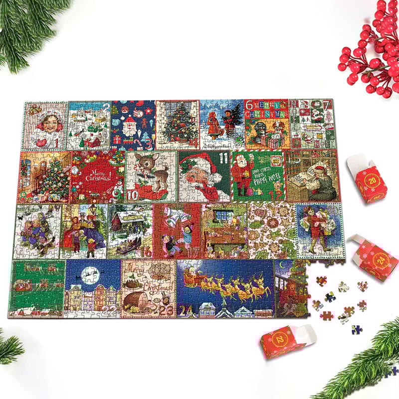 Kerststal puzzel 1000 stukjes
