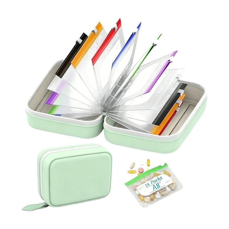 Reusable Travel Medicine Organizer
