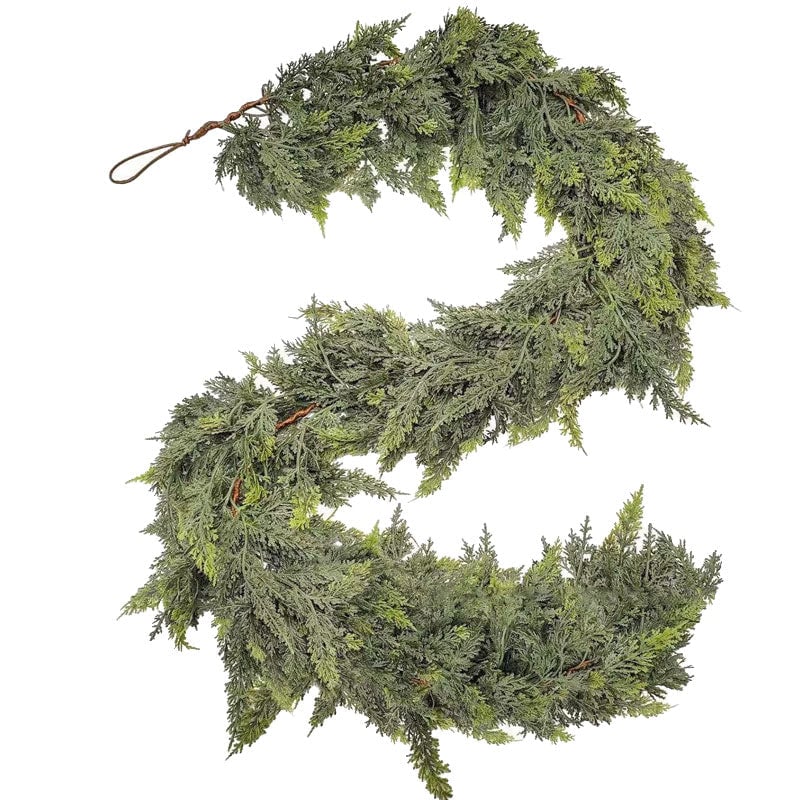 Künstliche Tannen- & Zypressen-Girlande zur Dekoration