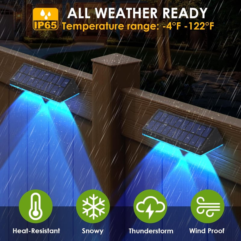 Sakerplus Wall Mount Solar Lights