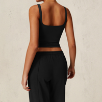 Casual Comfy Breathable Sleeveless Sports Top for Yoga