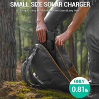 Sakerplus 10W Fast Charging Portable Solar Charger