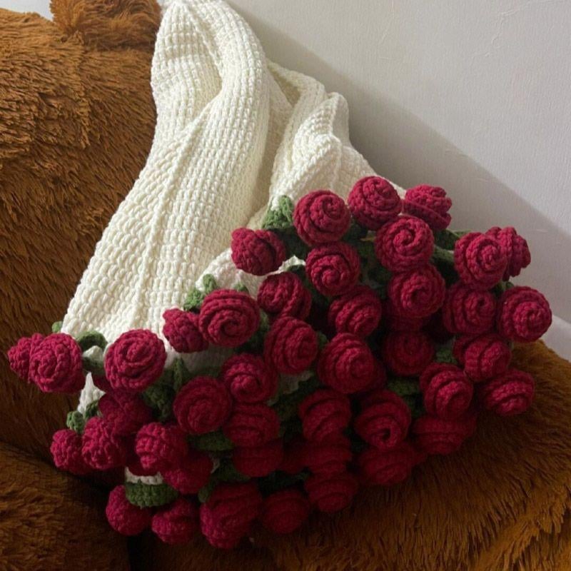 Rose Bouquet Blanket