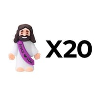 Mini Jesus Figurines With Jesus love You Slogan