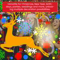 Lampe de projection de motifs de Noël