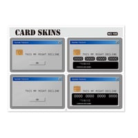 Fun Credit Card Stickers