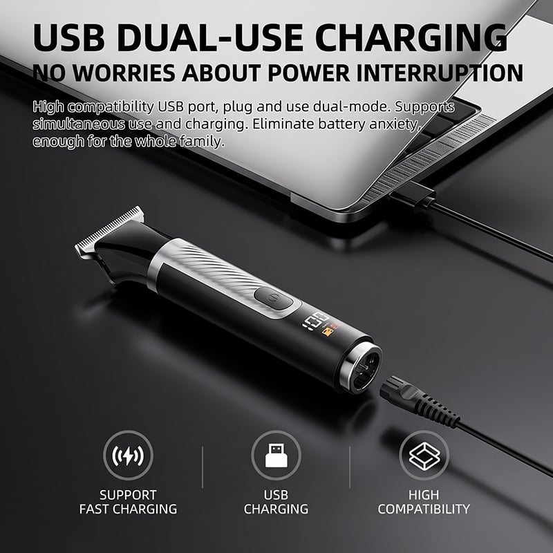 Sakerplus® Electric Back Shaver Body Grooming Kit
