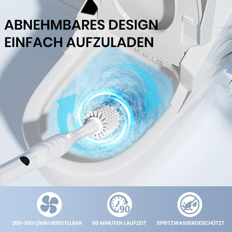 Elektrische Toilettenbürste mit Halter-Set