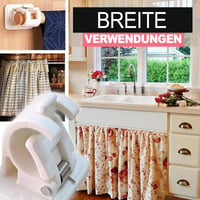 🪝Nagelfreie verstellbare Stangenhalter