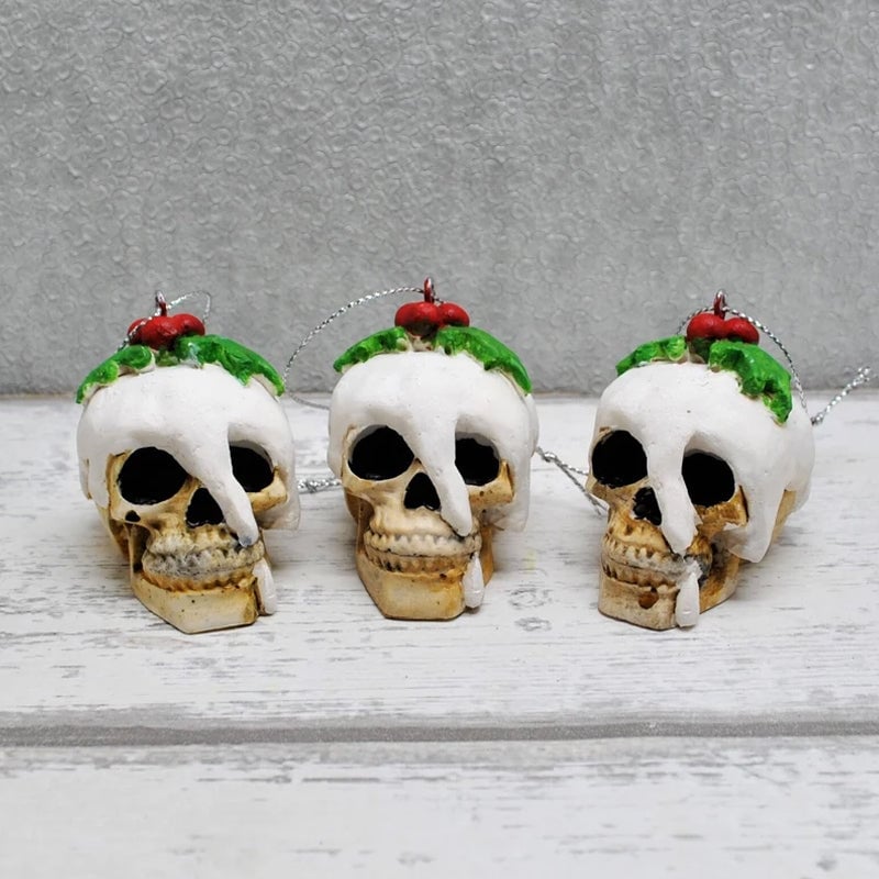 Weihnachtsmann Schädel Anhänger