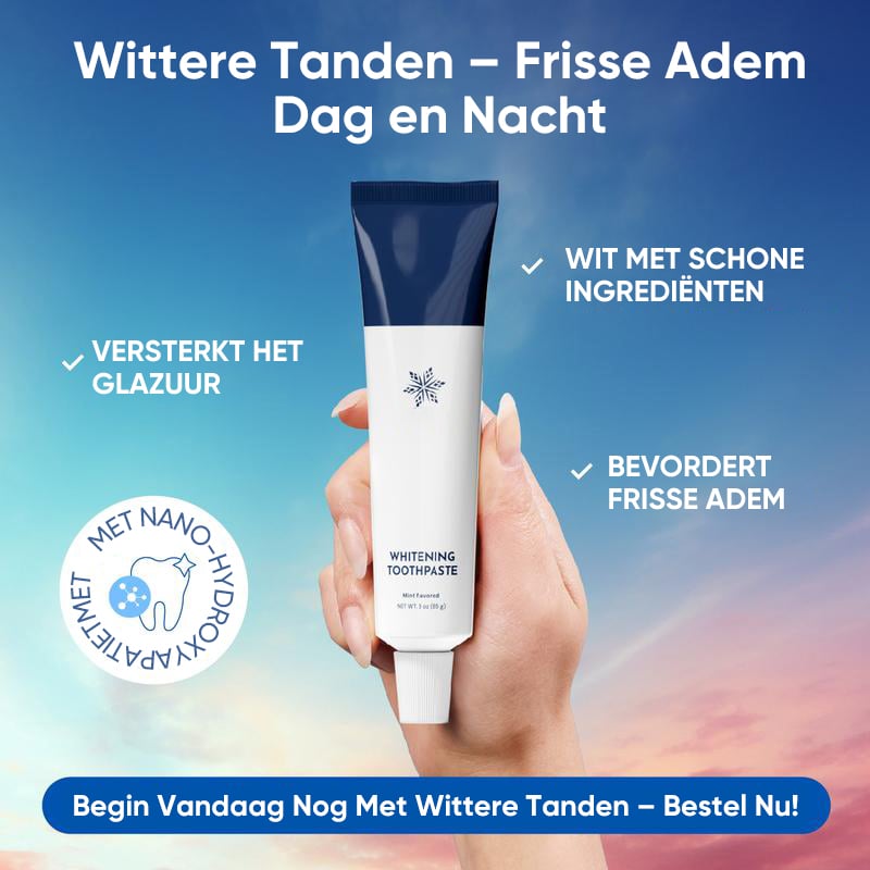 Nano Hydroxyapatiet & Kokosnoot Tanden Whitening Tandpasta
