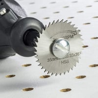 Set van 6 stuks metalen HSS-cirkelzaagbladen