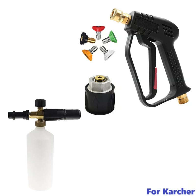 High-Pressure Water Gun with Nozzles for Car Wash