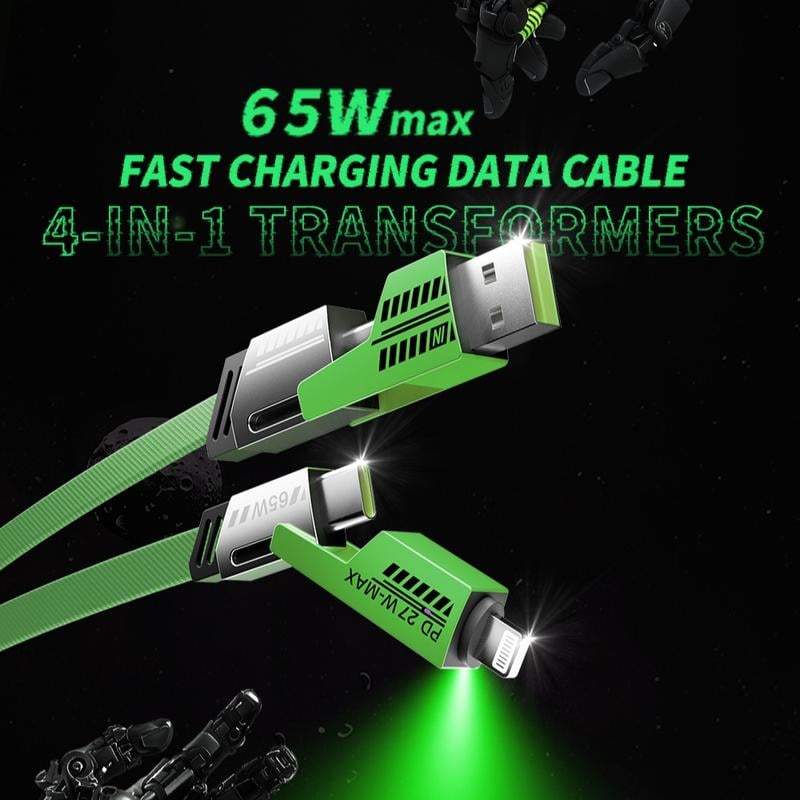 4 in 1 Charging Cable 65W