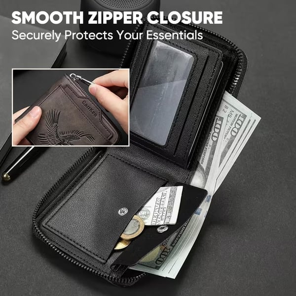 Men's Eagle Bifold Rfid Wallet