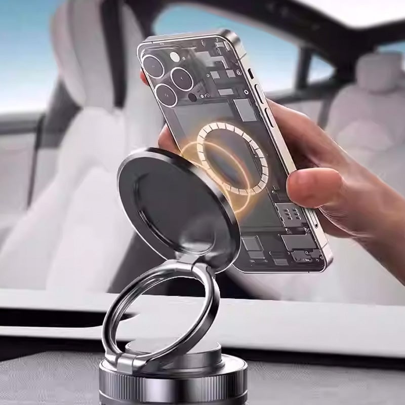 Vacuum magnetic folding bracket