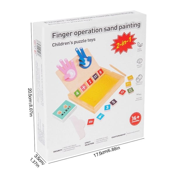 2-in-1 Sand Drawing & Educational Set