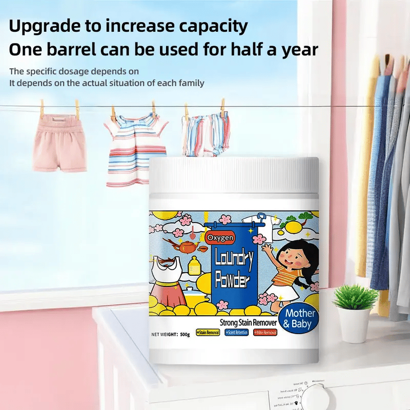 Hyper Concentrated Strong Stain Remover Powder for Clothes