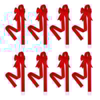 Christmas Door Bow Ribbon Decoration