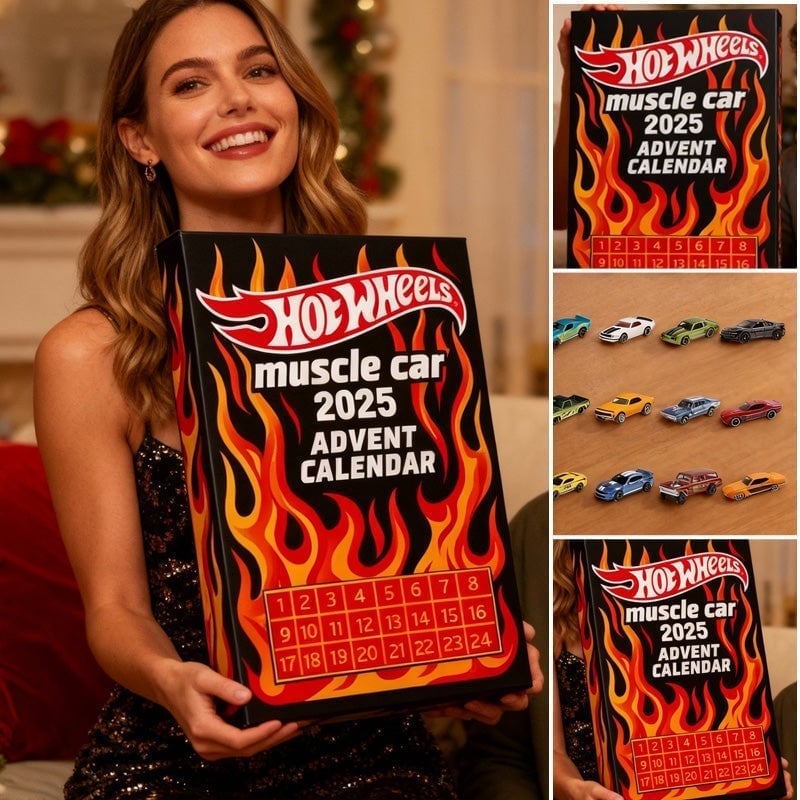 NASA Christmas Tree Decorations Hot Wheels Muscle Car Blind Box