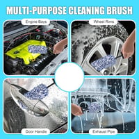 Premium Non-Scratch Microfiber Wheel & Rim Detailing Brush