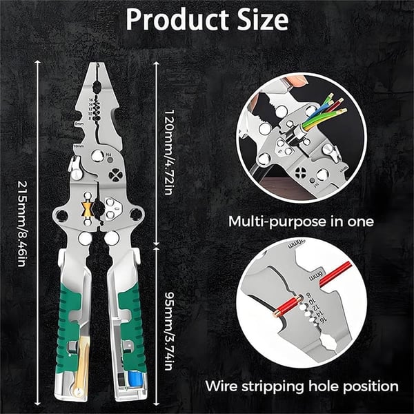 Saker Multi-function Electrician's Pliers Set