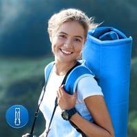 Foldable Camping Chair with Canopy and Fan