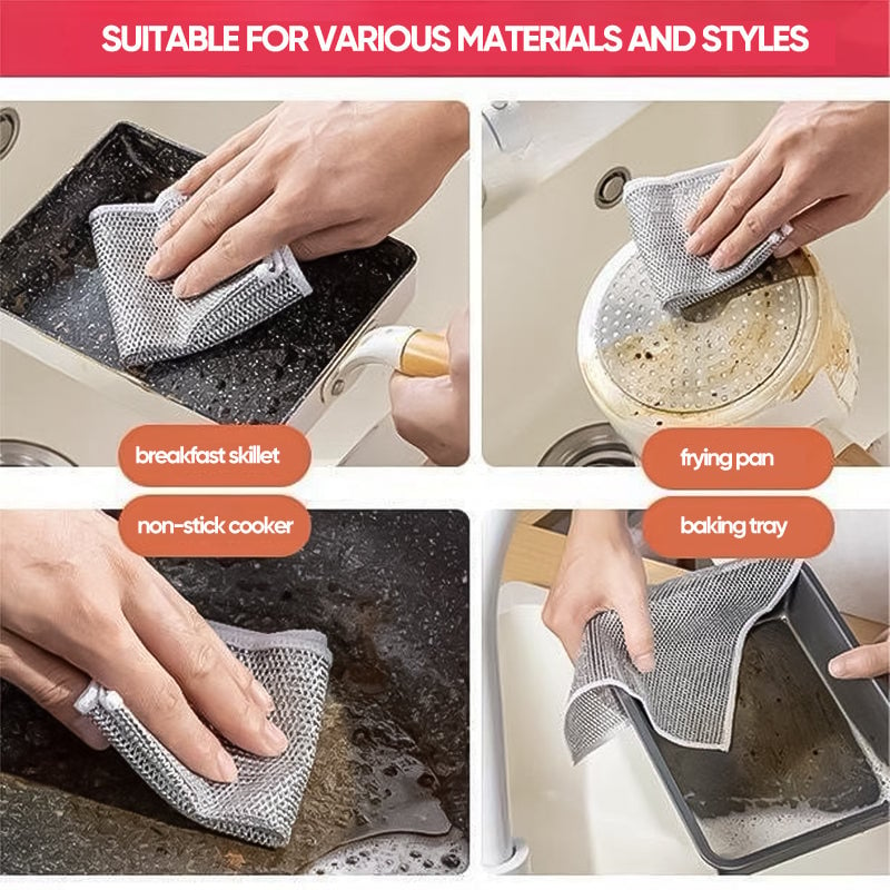 upsell Multifunctional Non-scratch Wire Dishcloth