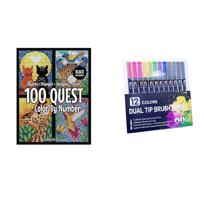 100 SPEURTOCHT Kleur op nummer boek