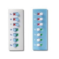Reusable Sliding Pill Reminder Bottle Tracker