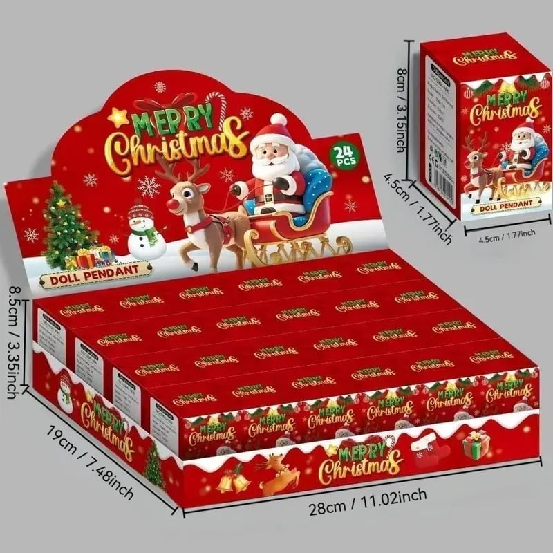 Süße Weihnachts-Blindbox-Anhänger
